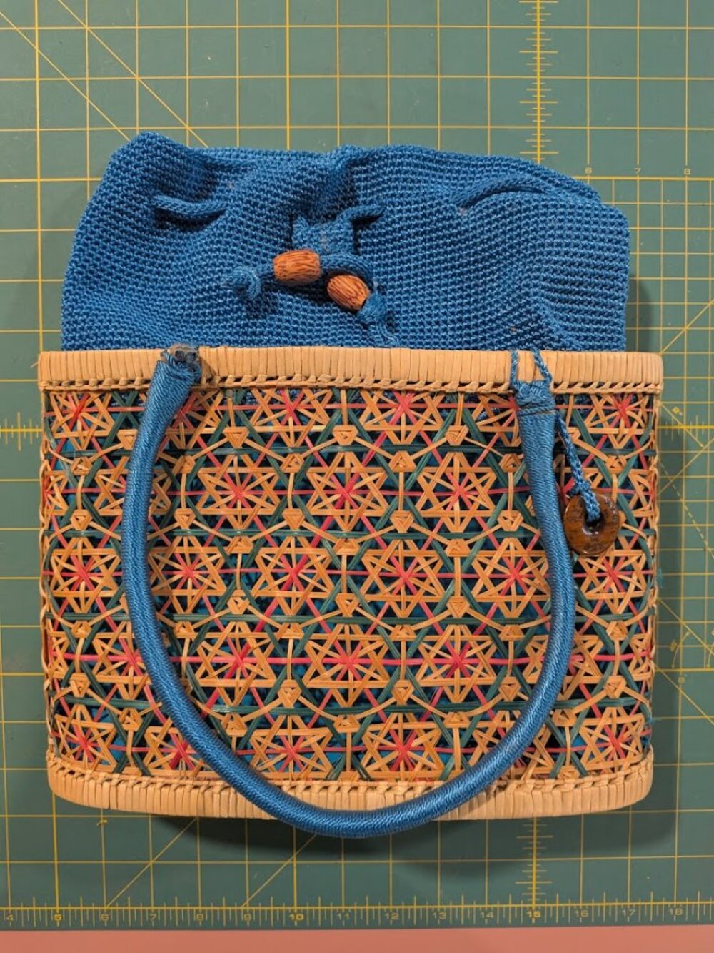 The Sak Handwoven Straw Basket Tote - Picture 3 of 5